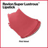 Picture of Revlon Super Lustrous Lipstick, High Impact Lipcolor with Moisturizing Creamy Formula, Infused with Vitamin E and Avocado Oil in Pink, Pink Velvet (423)