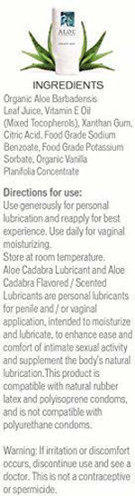 Picture of Aloe Cadabra Natural Organic Aloe Vera Personal Lubricant and Vaginal Moisturizer, Natural