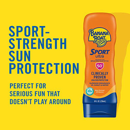 Picture of Banana Boat Sport Ultra, Reef Friendly, Broad Spectrum Sunscreen Lotion, SPF 50, 8oz.