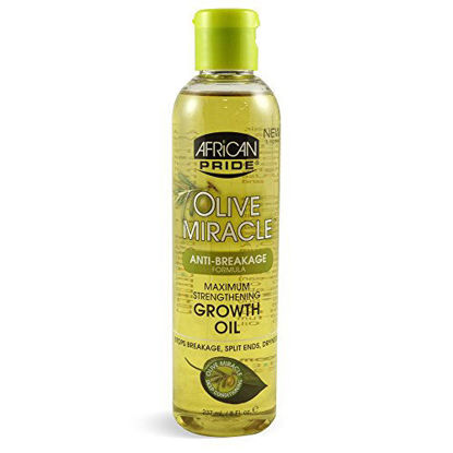 Picture of African Pride Olive Miracle Growth Oil, 8 Fluid Ounce