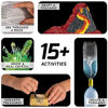 Picture of NATIONAL GEOGRAPHIC Earth Science Kit - Over 15 Science Experiments & STEM Activities for Kids, Crystal Growing, Erupting Volcanos, 2 Dig Kits & 10 Genuine Specimens, an AMAZON EXCLUSIVE Science Kit