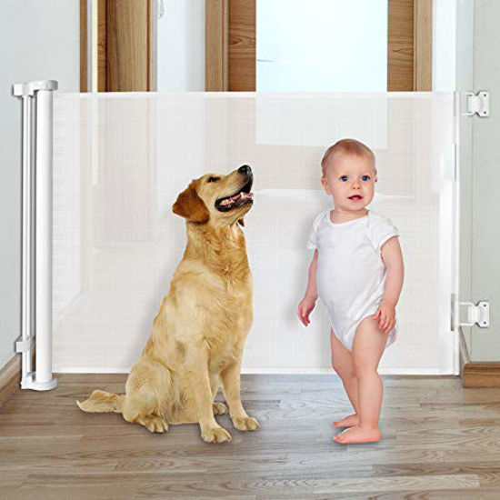 Mesh pet 2024 gate retractable