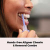 Picture of 2 in 1 Clear Aligner Chewies and Removal Tool Combo for Invisalign Removable Braces and Trays By PUL