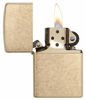 Picture of Zippo Armor Pocket Lighter, Tumbled Brass