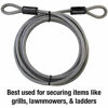 Picture of Master Lock 72DPF Steel Cable with Looped Ends, 1 Pack, Black