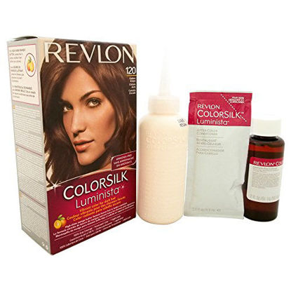 Picture of Revlon ColorSilk Luminista Hair Color, 120 Golden Brown, 1 Count