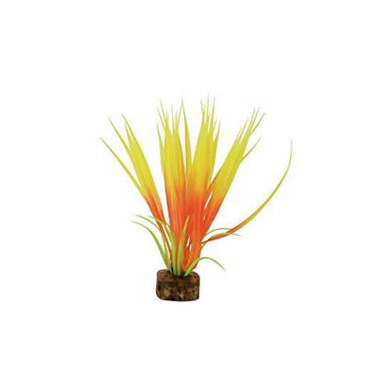 Picture of GloFish 78043 Plant for Fish, Orange/Yellow, Small