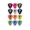 Picture of Perris Leathers Ltd. - Guitar Picks - Celluloid - The Hope Collection - Assorted Colours - Gauges 0.46 mm to 1.50 mm - 12 Pack - for Acoustic/Bass/Electric Guitars - Made in Canada (LP12-SPV1)