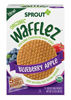 Picture of Sprout Organic Baby Food, Stage 4 Toddler Snacks, Blueberry Apple Wafflez, Single Serve Waffles (5 Count)