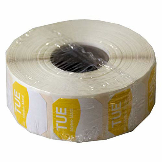 Picture of DayMark Day of The Week 1" x 1" Removable Label, TUE (Roll of 1,000)