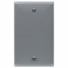 Picture of ENERLITES Blank Cover Wall Plate, Size 1-Gang 4.50" x 2.76", Polycarbonate Thermoplastic, 8801-GY, Gray