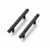 Picture of Ravinte 1 Pack 5'' Cabinet Pulls Matte Black Stainless Steel Kitchen Drawer Pulls Cabinet Handles 5Length, 3 Hole Center