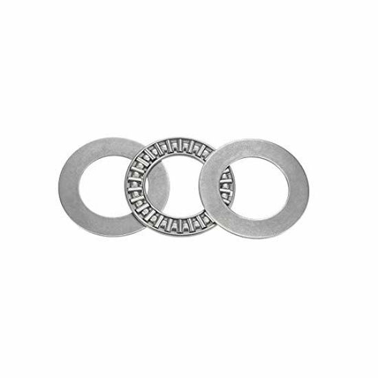 Picture of uxcell TC1018 Thrust Needle Roller Bearings with Washers 5/8" Bore 1-1/8" OD 5/64" Width