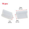 Picture of Antrader 10 Pcs Silicone USB Port Cover Anti Dust Protectors for USB Female Port End, Clear