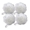 Picture of Aquasentials Mesh Pouf Bath Sponge (4 Pack) (White)