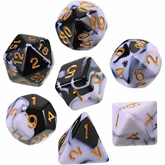 GetUSCart- EBOOT 7-Die Polyhedral Dice Compatible with DND Dice