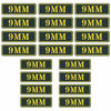 Picture of Aolamegs Ammo Can Vinyl Sticker Set Decal Label 9MM 5.56 7.62 12GA .22 .223 .308 .300 .380 .45 (20 Pack/9MM)