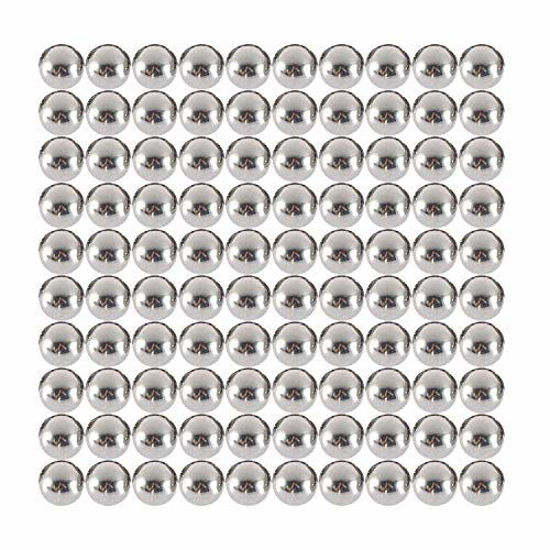 Picture of HFS(R) 100 Pieces 1/4" Bracket Bike Loose Bearing Balls Stainless Steel 304