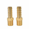 Picture of 2 Pack Brass Hose Fitting, Adapter, 3/8" Barb x 1/4" NPT Male Pipe