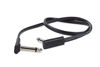 Picture of RockBoard PC-F-30 FLAT Patch Cable black, 2x w/right angle - 30 cm