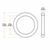 Picture of uxcell Silicone O-Rings, 2mm Inner Diameter, 6mm OD, 2mm Width, Seal Gasket 20pcs