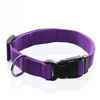 Picture of Adjustable Nylon Dog Collar, Durable pet Collar 1 Inch 3/4 Inch 5/8 Inch Wide, for Large Medium Small Dogs (S( 5/8" x 11-16"), Purple)