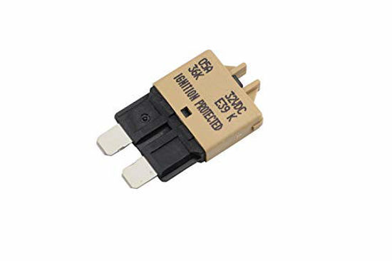 Picture of GLOSO E39 Manual (T3) Reset Low Profile ATC/ATO Circuit Breakers (5A - 1 Pack)