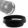 Picture of Fotasy 40.5mm Metal Curved Lens Hood, 40.5mm Vented Hood, 40.5mm Lens Hood for Fuji Leica Leitz Panasonic Olympus Panasonic Sony Lens, 40.5mm Screw-in Lens Hood