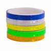 Picture of Reflective Tape Fluorescent Yellow 0.5"X10'-Waterproof Self-Adhesive Trailer Reflector Tape-Reflective Tape for Trucks,Trailers,Cars.Warning Caution Conspicuity Tape