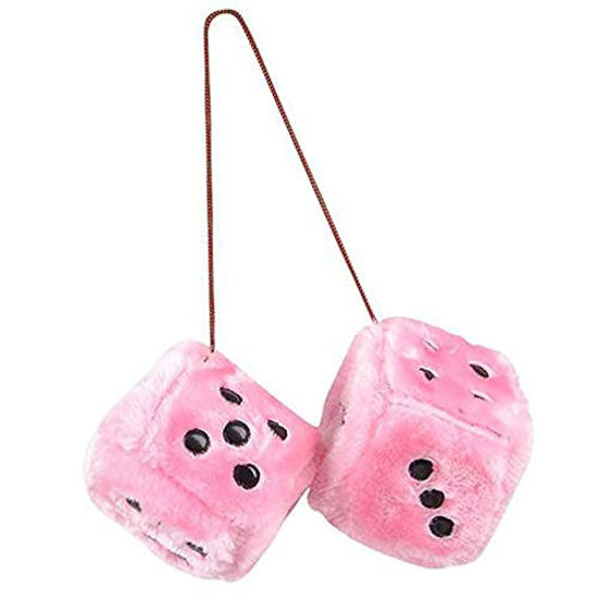 Picture of Plush Dice, 3" Inches (Pink)