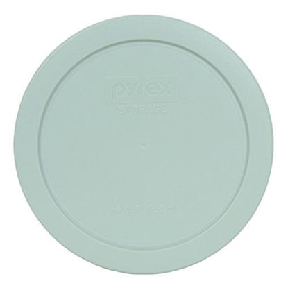 Picture of Pyrex 7201-PC Round 4 Cup Storage Lid for Glass Bowls (1, Muddy Aqua)