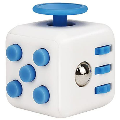 Picture of Fidget Cube Fidget Toy,6-Sided Anxiety Toy for Adults Kids,Stress Anxiety Pressure Relieving Toy,Great for Adults and Children Relaxing Hand-Held,Killing Time,Gift Idea,Relaxing Toy,Stress Reliever