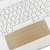 Picture of 2 Pack Universal Korean Keyboard Stickers Transparent Background, Transparent Background with White Lettering for Computer Laptop Notebook Desktop, Replacement Computer Keyboard Stickers (Korean).