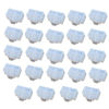 Picture of Antrader 24 Pcs Silicone Ethernet Hub Port RJ-45 Anti Dust Cover Cap Protector Plug White