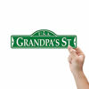 Picture of Vintage Street Sign 3" x 10" Personalized Name Sign - Room Signs, Novelty Signs - Grandpas