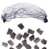 Picture of Askuang 20PCS of Black Hair Net Invisible Elastic Edge Mesh Stretchable Hair Nets for Women Sleeping Ballet Bun Food Service Individual Package Hairnet 20" (50 cm)