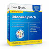 Picture of Amazon Basic Care Lidocaine Patch, 4% Lidocaine, Topical Anesthetic, Desensitizes Aggravated Nerves, 5 Count