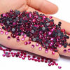 Picture of 4500 Pieces Hot Fix Glass Flatback Rhinestones HotFix Round Crystal Gems (Rose Pink, SS6)