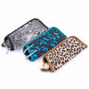 Picture of Small Size Glasses Pouch, Leopard Grain Soft Neoprene Protective Eyeglasses Case for Small Size Eyewear Slim Storage Bag