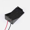 Picture of DaierTek 2Pcs 9V Battery Holder Plastic Battery Storage Box 9V Battery Clip with Wire Leads