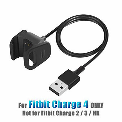 Picture of for Fitbit Charge 4 Charger, Replacement USB Charging Cable Cord Compatible with Fitbit Charge 4 / Charge 4 Special Edition SE Fitness Activity Tracker - 1.5ft by Insten