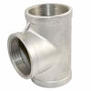 Picture of LOZOME 1/2" Stainless Steel Tee Female NPT Threaded T Shaped 3 Way Cast Pipe Fitting SS304