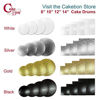 Picture of Cake Drums Round 12 Inches - (Gold, 1-Pack) - Sturdy 1/2 Inch Thick - Professional Smooth Straight Edges