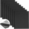 Picture of Door Corner Bottom Seals Exterior Door Frame Seal Wedge Self-Adhesive Draft Stoppers Foam Weather Stripping (Black,8 Pieces)