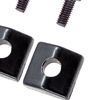 Picture of 3 Pieces Locking Nut Block and Screws Guitar Cap Suitable for Tremolo Bridge Replacement Part (Black)