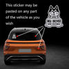 Picture of biinfu New Driver Reflective Sticker Car Decal,Keep Distance Sticker,for Student Driver-Silver