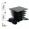 Picture of CGELE 1PCS Aluminum Heat Sink SSR Dissipation for Single Phase Solid State Relay 10A,25A,40A Black Radiator