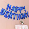 Picture of KALOR 16 inch Dark Blue Happy Birthday Balloons,Aluminum Foil Letters Banner Balloons for Party Supplies and Birthday Decorations