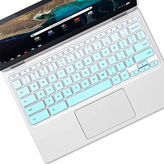 Picture of Keyboard Cover for 2019 2018 15.6" Acer Chromebook 15 Model CB3-531/532 CB5-571 CP315 CB515 C910 |Chromebook Spin 15 CP315 |Acer Chromebook 11 |Acer Chromebook R13 |Chromebook 14-MintGreen