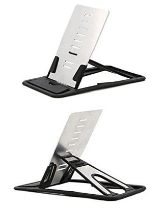 Picture of iPhone Kickstand, iPad Kickstand, iMangoo Multi-Angle Holder Tablet Dock Adjustable Foldable Cradle Portable Mini Desk Stand Fold-up Smartphone Stands Holders for Apple iPhone, iPad, Samsung, OnePlus